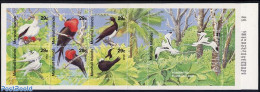 Marshall Islands 1991 Birds 7v In Booklet, Mint NH, Nature - Birds - Stamp Booklets - Non Classés