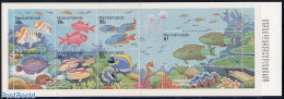 Marshall Islands 1993 Coral Reef 7v In Booklet, Mint NH, Nature - Fish - Stamp Booklets - Pesci