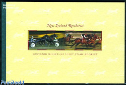 New Zealand 1996 Racehorses Prestige Booklet, Mint NH, Nature - Sport - Horses - Sport (other And Mixed) - Stamp Bookl.. - Ongebruikt