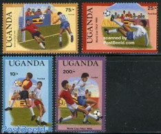 Uganda 1989 World Cup Football 4v, Mint NH, Sport - Football - Autres & Non Classés