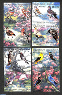 Libya Kingdom 1982 Birds 16v Imperforated, Mint NH, Nature - Birds - Kingfishers - Flamingo - Pigeons - Sonstige & Ohne Zuordnung