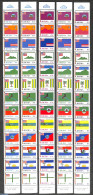 Liberia 1990 Regional Flags 65v, Mint NH, History - Flags - Autres & Non Classés