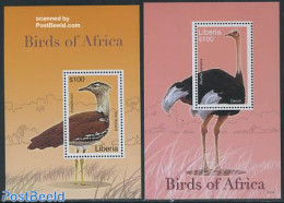 Liberia 2007 Birds Of Africa 2 S/s, Mint NH, Nature - Birds - Altri & Non Classificati