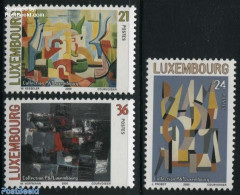 Luxemburg 2000 Modern Art 3v, Mint NH, Art - Modern Art (1850-present) - Ongebruikt