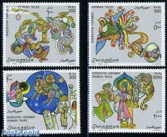 Somalia 1997 Arab Fairy Tales 4v, Mint NH, Art - Fairytales - Fairy Tales, Popular Stories & Legends