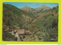 07 JAUJAC Vers Aubenas N°471 Les Pics De La DENNE Postée De Vals Les Bains En 1974 - Sonstige & Ohne Zuordnung