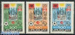 Uruguay 1974 Events 3v, Mint NH, Sport - Football - Olympic Games - Olympic Winter Games - U.P.U. - U.P.U.