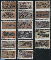 South Africa, Venda 1986 Reptiles 17v, Mint NH, Nature - Animals (others & Mixed) - Reptiles - Snakes - Venda