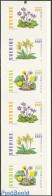 Sweden 2003 Spring Flowers Booklet, Mint NH, Nature - Flowers & Plants - Stamp Booklets - Unused Stamps