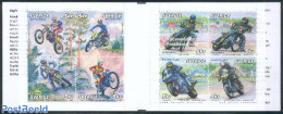 Sweden 2002 Motor Sports 8v In Booklet, Mint NH, Sport - Transport - Sport (other And Mixed) - Stamp Booklets - Motorc.. - Neufs