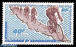 New Caledonia 1970 Cycling Tour 1v, Mint NH, Sport - Various - Cycling - Maps - Unused Stamps