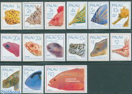 Palau 1995 Definitives, Fish 15v, Mint NH, Nature - Fish - Poissons