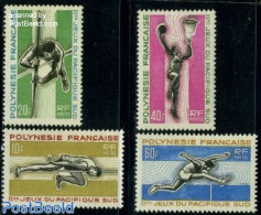 French Polynesia 1966 South Pacific Games 4v, Mint NH, Sport - Athletics - Basketball - Sport (other And Mixed) - Nuevos