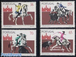 Portugal 1992 Bull Fighting 4v, Mint NH, Nature - Sport - Horses - Sport (other And Mixed) - Unused Stamps