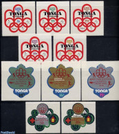 Tonga 1976 Olympic Games MOntreal 10v, Mint NH, Sport - Olympic Games - Altri & Non Classificati