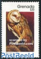 Grenada 1990 Definitive, Owl 1v ($20), Mint NH, Nature - Birds - Owls - Autres & Non Classés