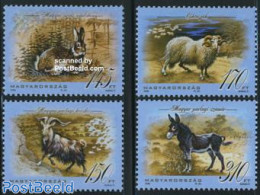 Hungary 2008 Animals 4v, Mint NH, Nature - Animals (others & Mixed) - Cattle - Rabbits / Hares - Unused Stamps