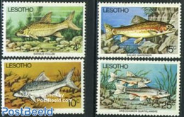 Lesotho 1977 Fish 4v, Mint NH, Nature - Fish - Fishes