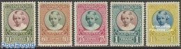 Luxemburg 1928 Child Welfare 5v, Unused (hinged), History - Kings & Queens (Royalty) - Ongebruikt