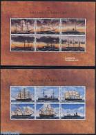 Angola 1996 Ships 2x6v M/s, Mint NH, Transport - Ships And Boats - Bateaux