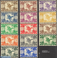 New Caledonia 1942 Definitives 14v, Mint NH, Nature - Birds - Neufs