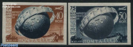 Russia, Soviet Union 1949 U.P.U. 75th Anniversary 2v Imperforated, Mint NH, U.P.U. - Unused Stamps