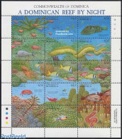 Dominica 1992 Reef Life 15v M/s, Copper Sweeper, Mint NH, Nature - Fish - Fishes