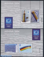 Greece 2004 Art & Olympics 2 S/s, Mint NH, Sport - Olympic Games - Art - Modern Art (1850-present) - Ongebruikt