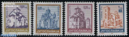 Yugoslavia 1994 Definitives 4v, Mint NH, Religion - Cloisters & Abbeys - Neufs
