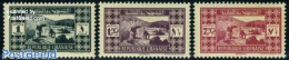 Lebanon 1939 Definitives, Views 3v, Unused (hinged) - Libano