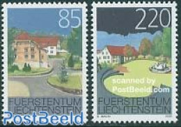 Liechtenstein 2005 Definitives, Buildings 2v, Mint NH, Art - Architecture - Nuovi