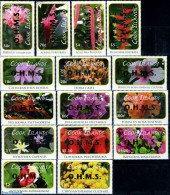 Cook Islands 2010 On Service OHMS 15v, Mint NH, Nature - Flowers & Plants - Autres & Non Classés