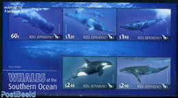 Ross Dependency 2010 Whales 5v M/s, Mint NH, Nature - Sea Mammals - Autres & Non Classés