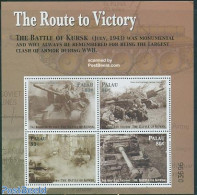 Palau 2005 The Route To Victory 4v M/s, Kursk, Mint NH, History - Militarism - World War II - Militares
