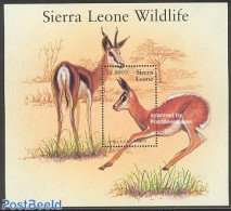 Sierra Leone 2002 Springbok S/s, Mint NH, Nature - Animals (others & Mixed) - Other & Unclassified