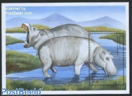 Congo Dem. Republic, (zaire) 2000 Hippo S/s, Mint NH, Nature - Animals (others & Mixed) - Hippopotamus - Sonstige & Ohne Zuordnung