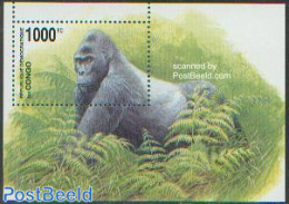 Congo Dem. Republic, (zaire) 2002 Gorilla S/s, Mint NH, Nature - Animals (others & Mixed) - Monkeys - Other & Unclassified