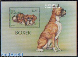 Gambia 1997 Boxer S/s, Mint NH, Nature - Dogs - Gambie (...-1964)