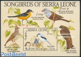 Sierra Leone 1985 J.J. Audubon S/s, Mint NH, Nature - Birds - Art - Paintings - Autres & Non Classés
