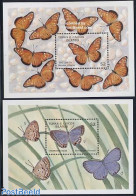 Turks And Caicos Islands 1990 Butterflies 2 S/s, Mint NH, Nature - Butterflies - Sonstige & Ohne Zuordnung