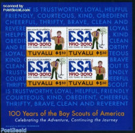 Tuvalu 2010 Boy Scouts Of America 4v M/s, Mint NH, Sport - Scouting - Autres & Non Classés