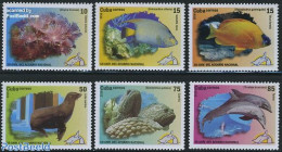 Cuba 2010 National Aquarium 6v, Mint NH, Nature - Fish - Sea Mammals - Nuevos