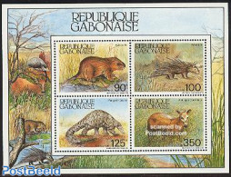 Gabon 1985 Mammals S/s, Mint NH, Nature - Animals (others & Mixed) - Unused Stamps