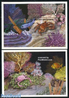 Grenada Grenadines 1990 Crabs 2 S/s, Mint NH, Nature - Fish - Shells & Crustaceans - Crabs And Lobsters - Poissons