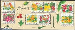 Singapore 1998 Flowers 8v M/s, Mint NH, Nature - Flowers & Plants - Other & Unclassified