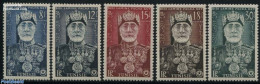 Tunisia 1954 Definitives 5v, Mint NH, History - Decorations - Militaria