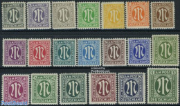 Germany, Federal Republic 1945 Definitives, German Prints 20v, Mint NH - Unused Stamps