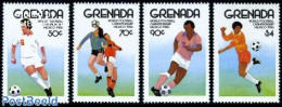 Grenada 1986 World Cup Football 4v, Mint NH, Sport - Football - Autres & Non Classés