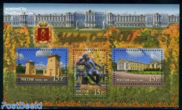 Russia 2010 Tsarskoe Selo S/s, Mint NH, Art - Castles & Fortifications - Sculpture - Castelli