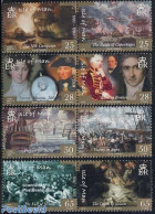 Isle Of Man 2005 Battle Of Trafalgar 4x2v [:], Mint NH, History - Transport - Flags - History - Ships And Boats - Bateaux